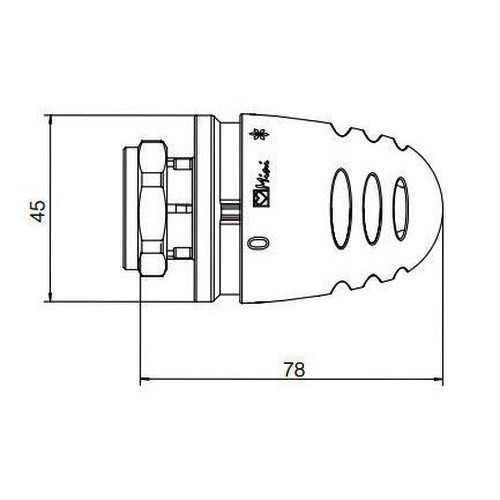 Термостатическая головка HERZ mini H Термостатическая головка HERZ mini H