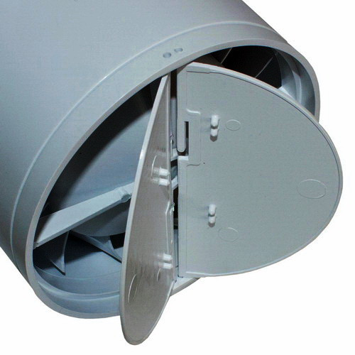 Бытовой вентилятор MMotors JSC MM 100/60, сверхтонкий, квадратный, серый (серебристый)