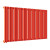 Стальной трубчатый радиатор отопления Empatiko Takt L1-1192-500 Scarlet Red