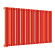 Стальной трубчатый радиатор отопления Empatiko Takt L1-1192-500 Scarlet Red
