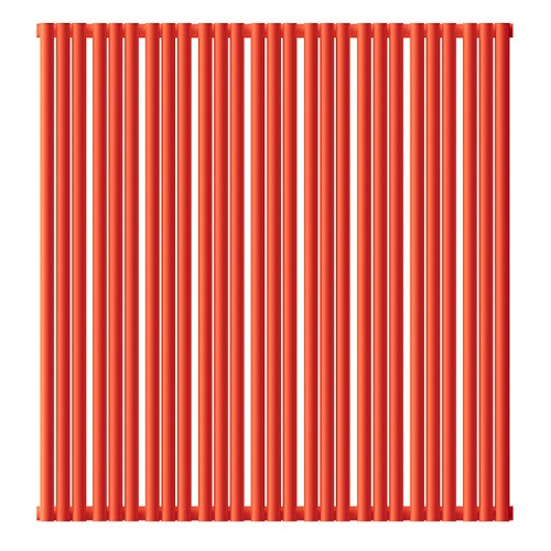 Стальной трубчатый радиатор отопления Empatiko Takt S1-1072-1750 Scarlet Red