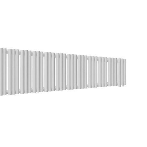 Стальной трубчатый радиатор отопления Empatiko Takt R1-2032-200 Silk White