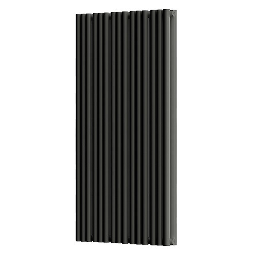 Стальной трубчатый радиатор отопления Empatiko Takt S2-592-1750 Coal Black 