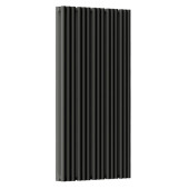 Стальной трубчатый радиатор отопления Empatiko Takt S2-592-1750 Coal Black 