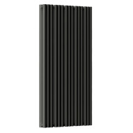 Стальной трубчатый радиатор отопления Empatiko Takt S2-592-1750 Coal Black 
