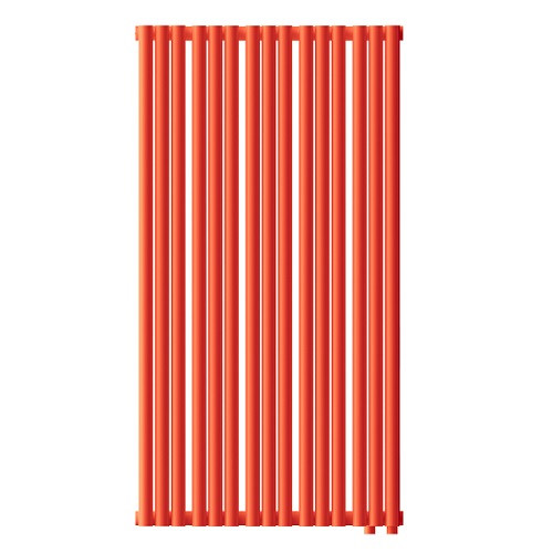 Стальной трубчатый радиатор отопления Empatiko Takt R1-592-1750 Scarlet Red