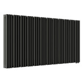 Стальной трубчатый радиатор отопления Empatiko Takt LR2-1432-500 Coal Black