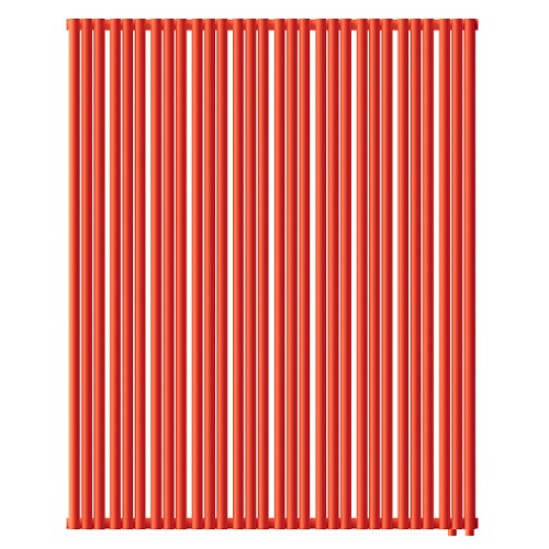 Стальной трубчатый радиатор отопления Empatiko Takt R1-1192-2000 Scarlet Red