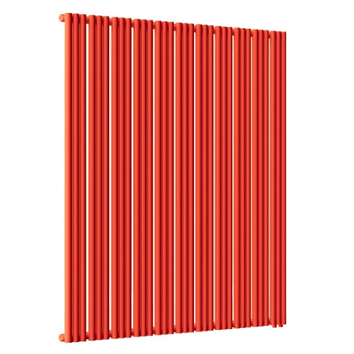 Стальной трубчатый радиатор отопления Empatiko Takt R1-1312-2000 Scarlet Red