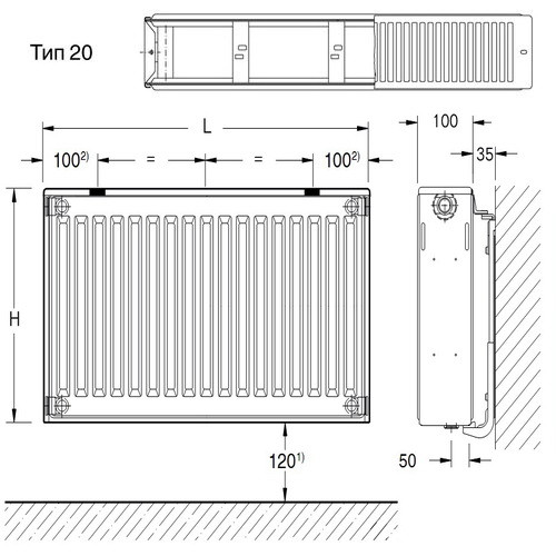 Buderus Logatrend K-Profil Тип 20
