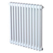 Стальной трубчатый радиатор отопления VELAR 2057 U 34 секции боковое подключение RAL 9016