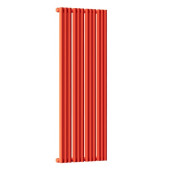 Стальной трубчатый радиатор отопления Empatiko Takt S1-472-2000 Scarlet Red