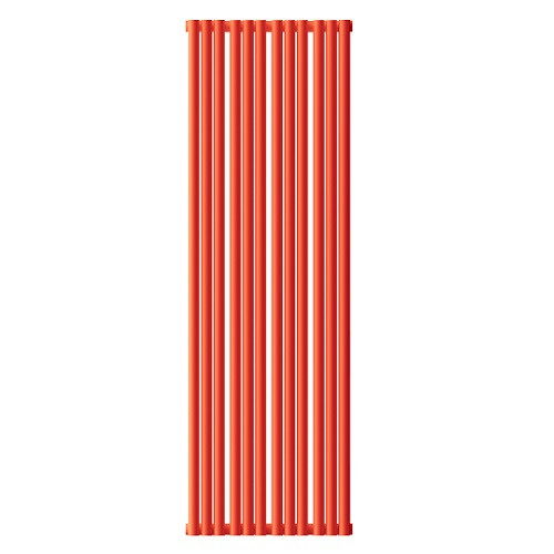 Стальной трубчатый радиатор отопления Empatiko Takt S1-472-2000 Scarlet Red