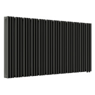 Стальной трубчатый радиатор отопления Empatiko Takt LR2-1912-500 Coal Black 