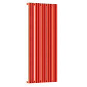 Стальной трубчатый радиатор отопления Empatiko Takt S1-592-2000 Scarlet Red