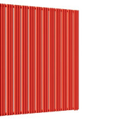 Стальной трубчатый радиатор отопления Empatiko Takt R1-1552-2000 Scarlet Red
