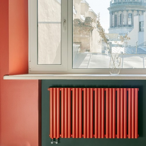 Стальной трубчатый радиатор отопления Empatiko Takt L1-232-2000 Scarlet Red Стальной трубчатый радиатор отопления Empatiko Takt L1-232-2000 Scarlet Red