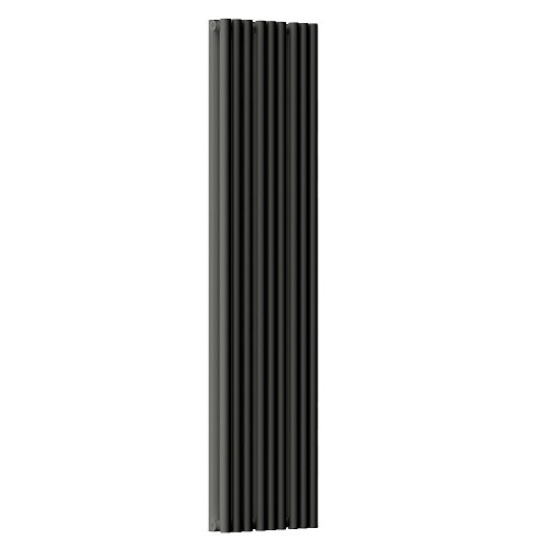 Стальной трубчатый радиатор отопления Empatiko Takt S2-352-2000 Coal Black 
