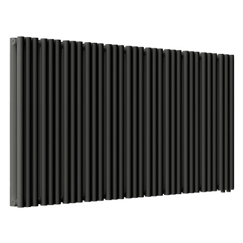 Стальной трубчатый радиатор отопления Empatiko Takt LR2-1312-500 Coal Black