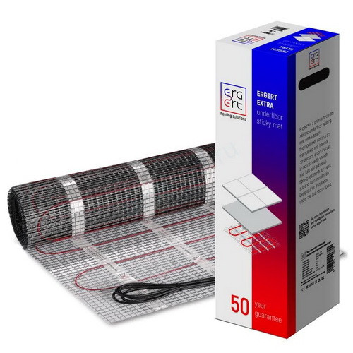 Электрический тёплый пол под плитку ERGERT Extra 150 - 9,0 м2