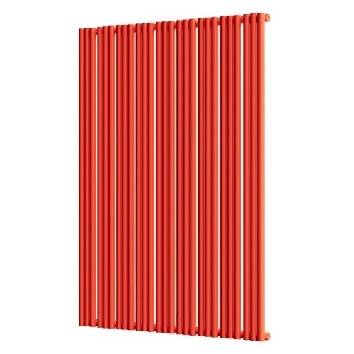 Стальной трубчатый радиатор отопления Empatiko Takt S1-1072-2000 Scarlet Red