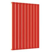 Стальной трубчатый радиатор отопления Empatiko Takt S1-1072-2000 Scarlet Red