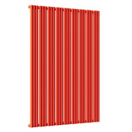 Стальной трубчатый радиатор отопления Empatiko Takt S1-1072-2000 Scarlet Red
