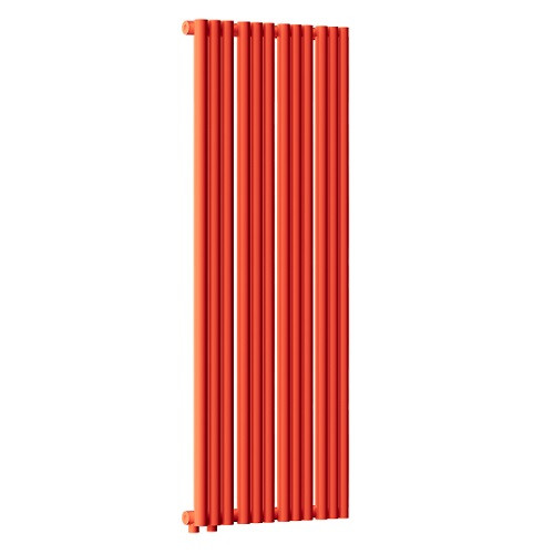 Стальной трубчатый радиатор отопления Empatiko Takt L1-472-2000 Scarlet Red