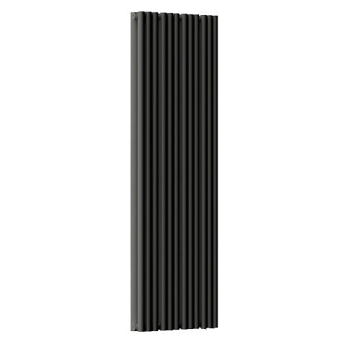 Стальной трубчатый радиатор отопления Empatiko Takt S2-472-2000 Coal Black 