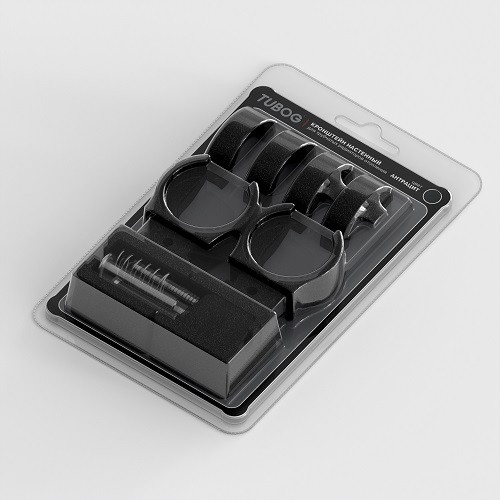 Набор настенных кронштейнов для радиаторов RIFAR TUBOG, цвет - антрацит