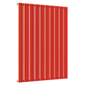 Стальной трубчатый радиатор отопления Empatiko Takt S1-1192-2000 Scarlet Red