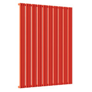 Стальной трубчатый радиатор отопления Empatiko Takt S1-1192-2000 Scarlet Red