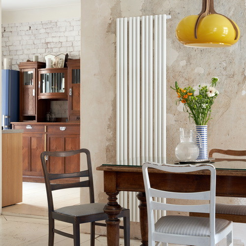 Стальной трубчатый радиатор отопления Empatiko Takt L1-352-2000 Silk White