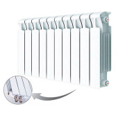 Биметаллический радиатор отопления Rifar Monolit Ventil 300 4 секции Биметаллический радиатор отопления Rifar Monolit Ventil 300 4 секции