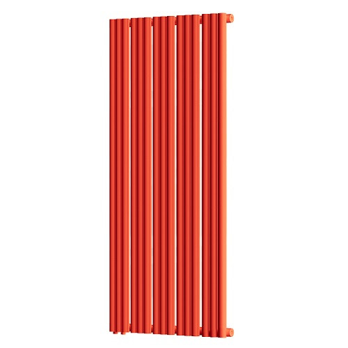 Стальной трубчатый радиатор отопления Empatiko Takt L1-592-2000 Scarlet Red