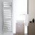 Водяной полотенцесушитель Lazzarini Capri белый прямой 1150х500