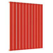 Стальной трубчатый радиатор отопления Empatiko Takt S1-1312-2000 Scarlet Red