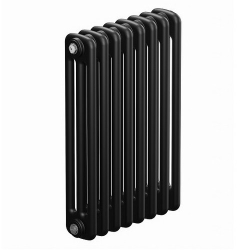 Стальной трубчатый радиатор отопления Rifar Tubog Ventil 3057 DV1 16 секций Антрацит