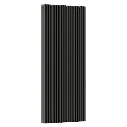 Стальной трубчатый радиатор отопления Empatiko Takt S2-712-2000 Coal Black