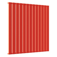 Стальной трубчатый радиатор отопления Empatiko Takt S1-1552-2000 Scarlet Red