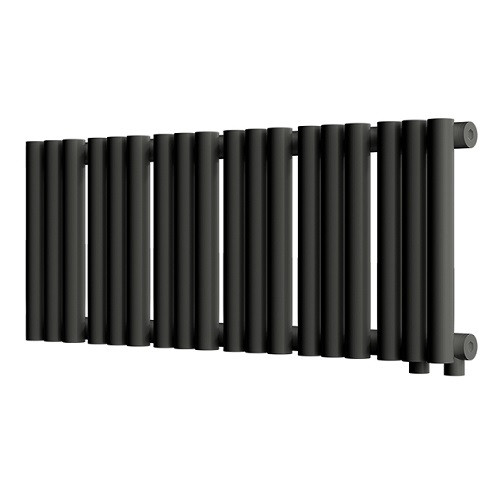 Стальной трубчатый радиатор отопления Empatiko Takt R1-712-200 Coal Black