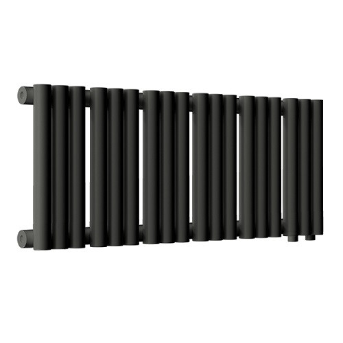 Стальной трубчатый радиатор отопления Empatiko Takt R1-712-200 Coal Black