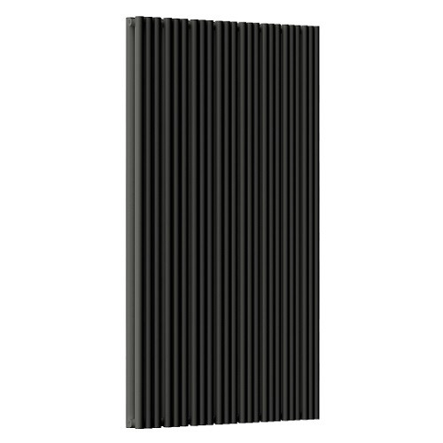 Стальной трубчатый радиатор отопления Empatiko Takt S2-952-2000 Coal Black