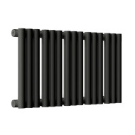 Стальной трубчатый радиатор отопления Empatiko Takt S1-592-200 Coal Black