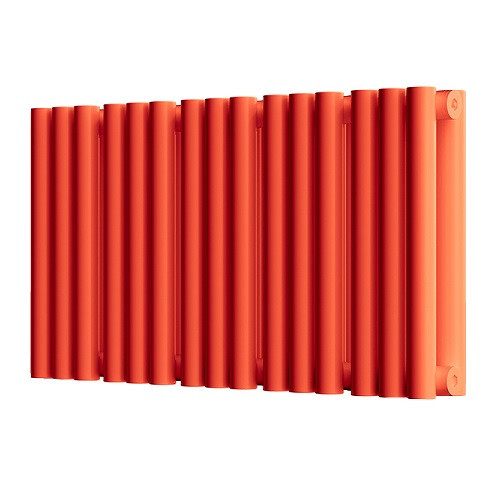 Стальной трубчатый радиатор отопления Empatiko Takt S2-592-200 Scarlet Red 