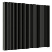 Стальной трубчатый радиатор отопления Empatiko Takt LR2-1552-1750 Coal Black