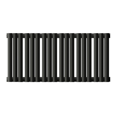 Стальной трубчатый радиатор отопления Empatiko Takt S1-712-200 Coal Black