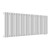 Стальной трубчатый радиатор отопления Empatiko Takt R1-1072-300 Silk White