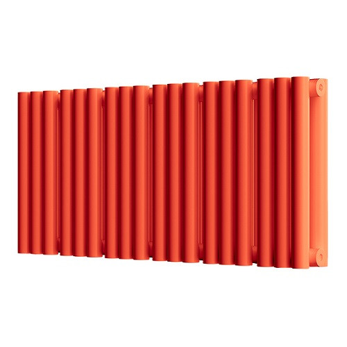 Стальной трубчатый радиатор отопления Empatiko Takt S2-712-200 Scarlet Red