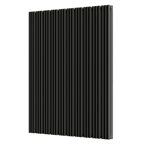 Стальной трубчатый радиатор отопления Empatiko Takt S2-1192-2000 Coal Black 